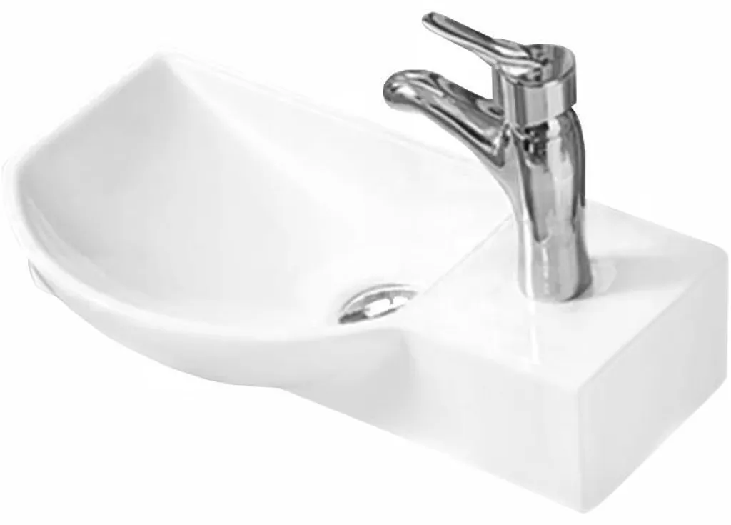 Lavabo Mexen Hugo 45 cm Bianco Sinistra | Offerta Arredo Bagno Moderno