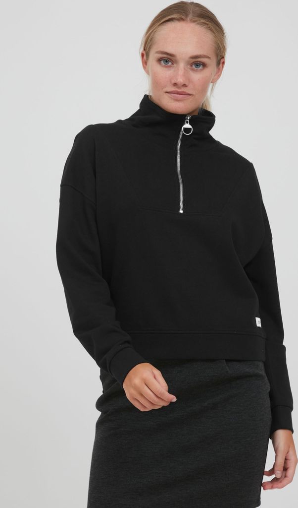 OXMO OXGrethe Troyer Sweatshirt Herren Pullover Sweater mit Stehkragen
