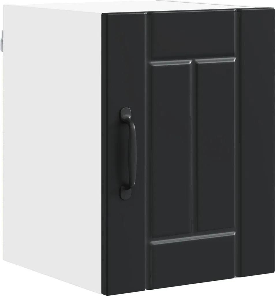 Armadietto Cucina Sospeso Nero 30x31x40 cm | Soluzione Salvaspazio