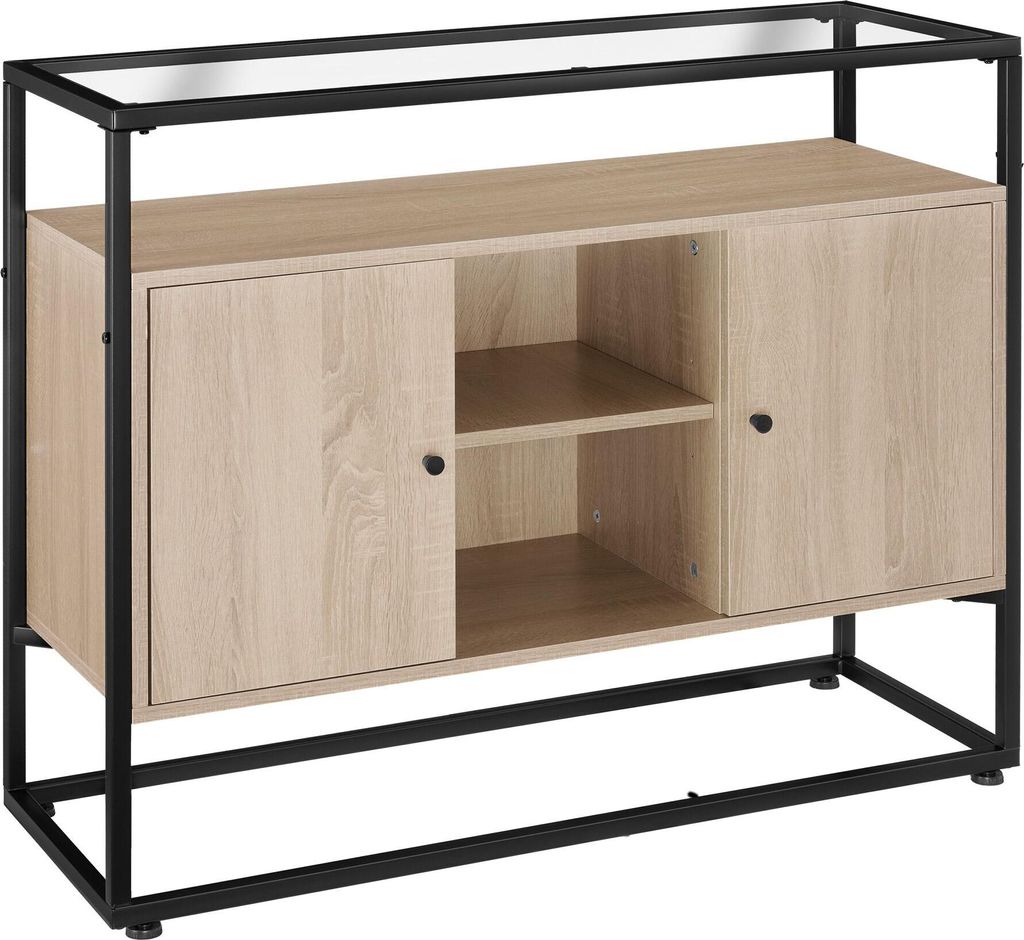 tectake® Sideboard Oldham Industrial Style 100 x 38 x 80,5 Produktbild 