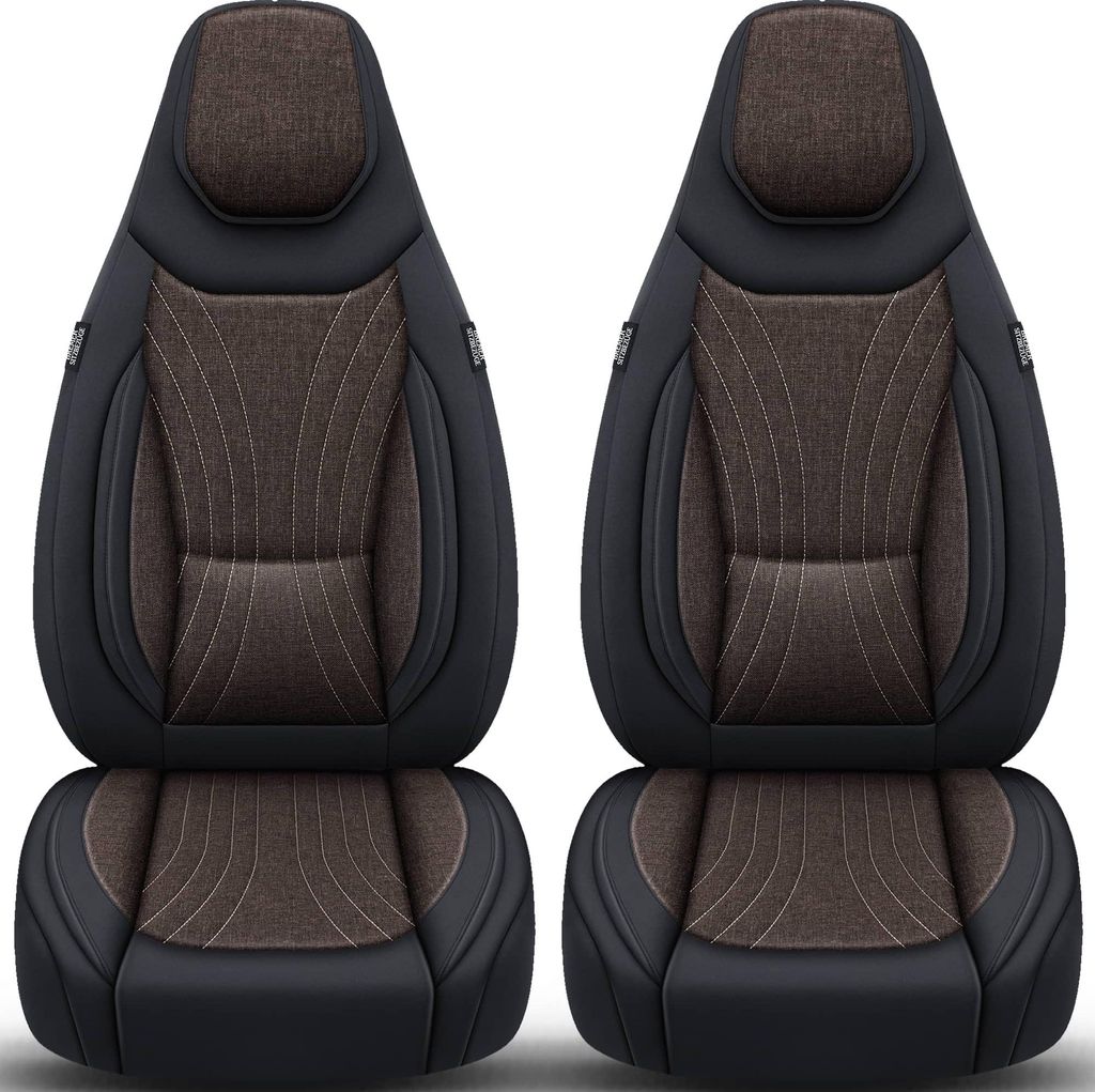 Schonbezüge Sitzbezüge für Opel Signum Bj 2003-08 in Schwarz/Braun C12