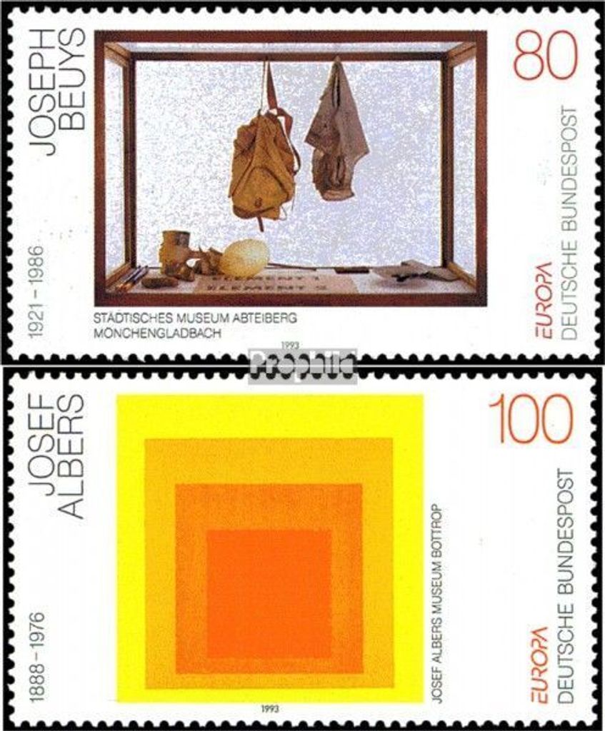 Briefmarken BRD (BR.Deutschland) 1993 Mi 1673-1674 (kompl.Ausg.) FDC Europa