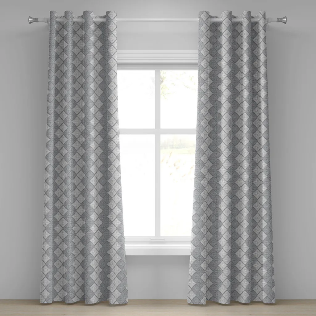Offerta Tenda ABAKUHAUS Grigio Chiaro: Stile Etnico Vittoriano 280cm