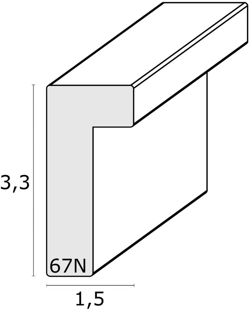 Cornice Legno Bianco 20x20 con Passepartout | Regalo Emozionale s67nk - 4