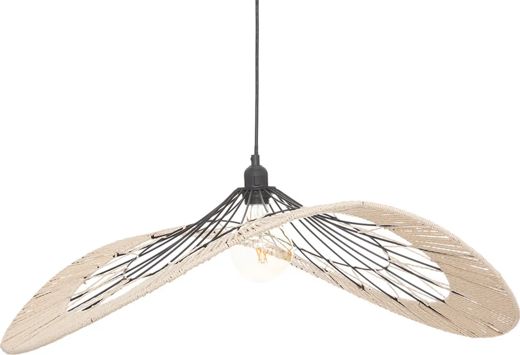 Suspension Maia Beige en Tissu Eazy Living - Design Épuré et Chic 40cm
