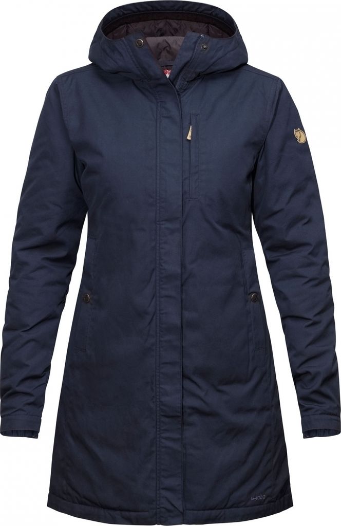 FJÄLLRÄVEN Kiruna Padded Parka W Dark Navy M