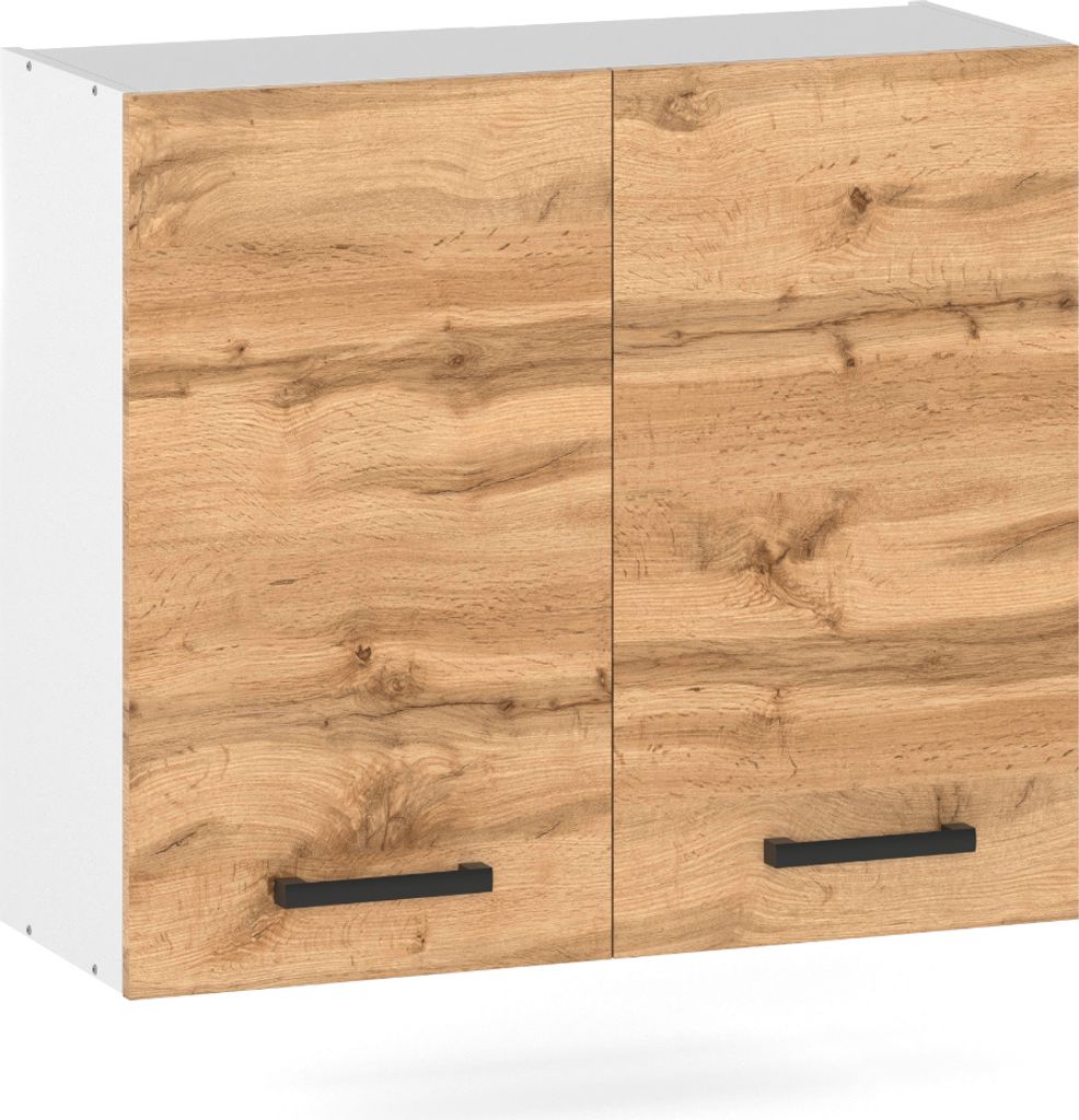 ULWEHOME Szafka kuchenna wisząca górna 80 cm z 2 frontami Zdjęcie produktu 
