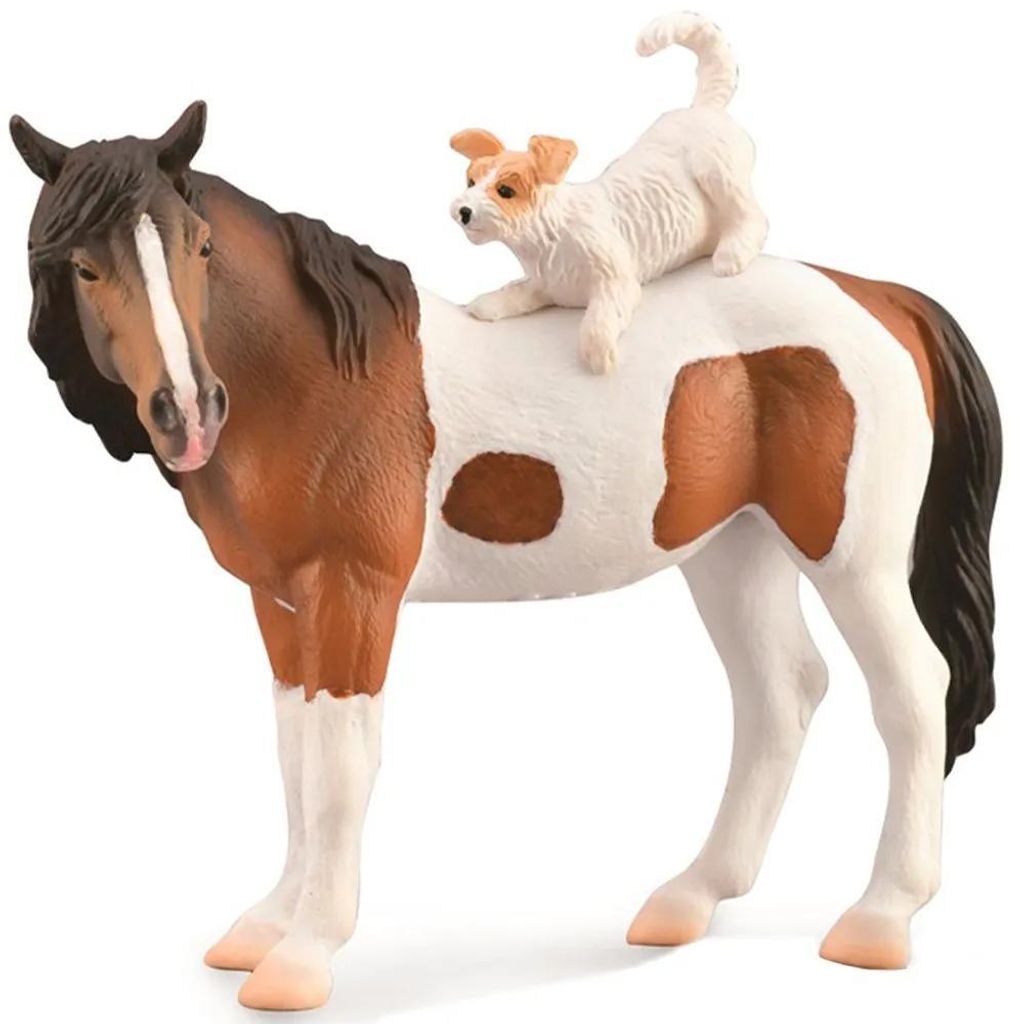 animali da fattoria cavallo cane junior 12,5 cm Immagine del prodotto 