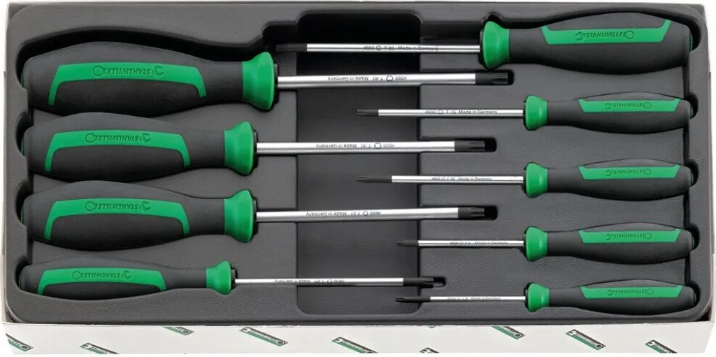 Évitez l'Usure des Vis avec le Set Tournevis TORX Stahlwille 9pcs 730g