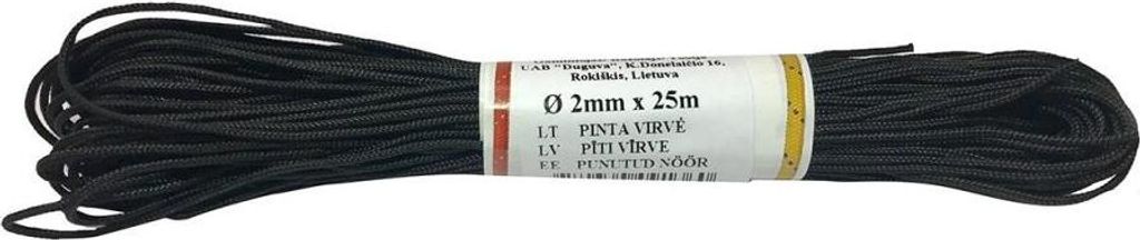 25m Polyamidseil Stoffband Paracord Schnur Seil Flechtleine Ø2mm
