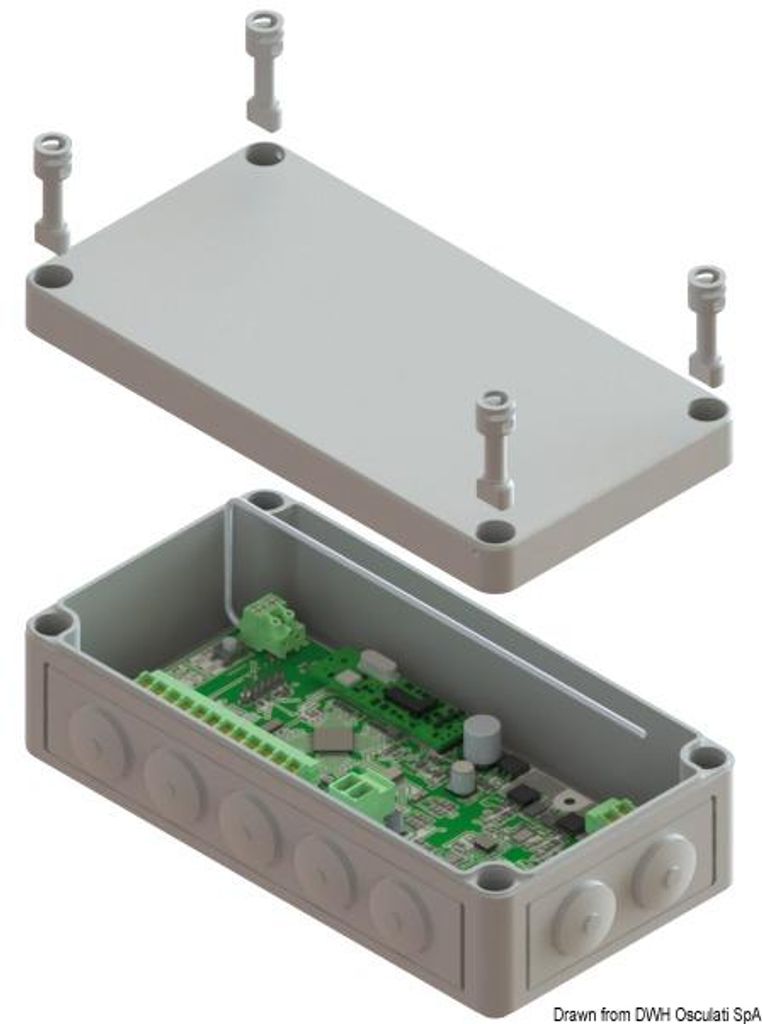 Synchronisationsreceiver für 2 Tischgestelle - Osculati 48.749.10