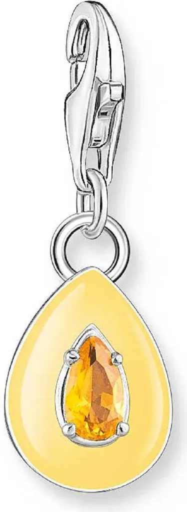 Charm Thomas Sabo Goccia Arancione 1919-496-8 Argento 925