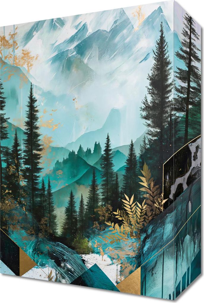 Bild 20x30cm Durchzogene Landschaften