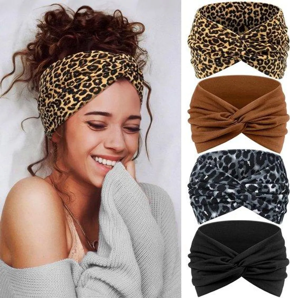 Dégagez votre Visage avec ces Bandeaux Anti-Glisse - Lot de 4 Extensibles