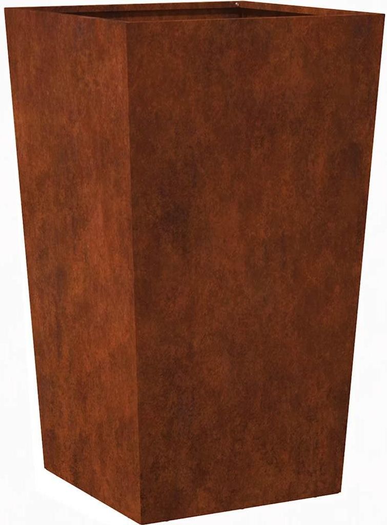 Fioriera 45x45x75 cm in acciaio corten Immagine del prodotto 