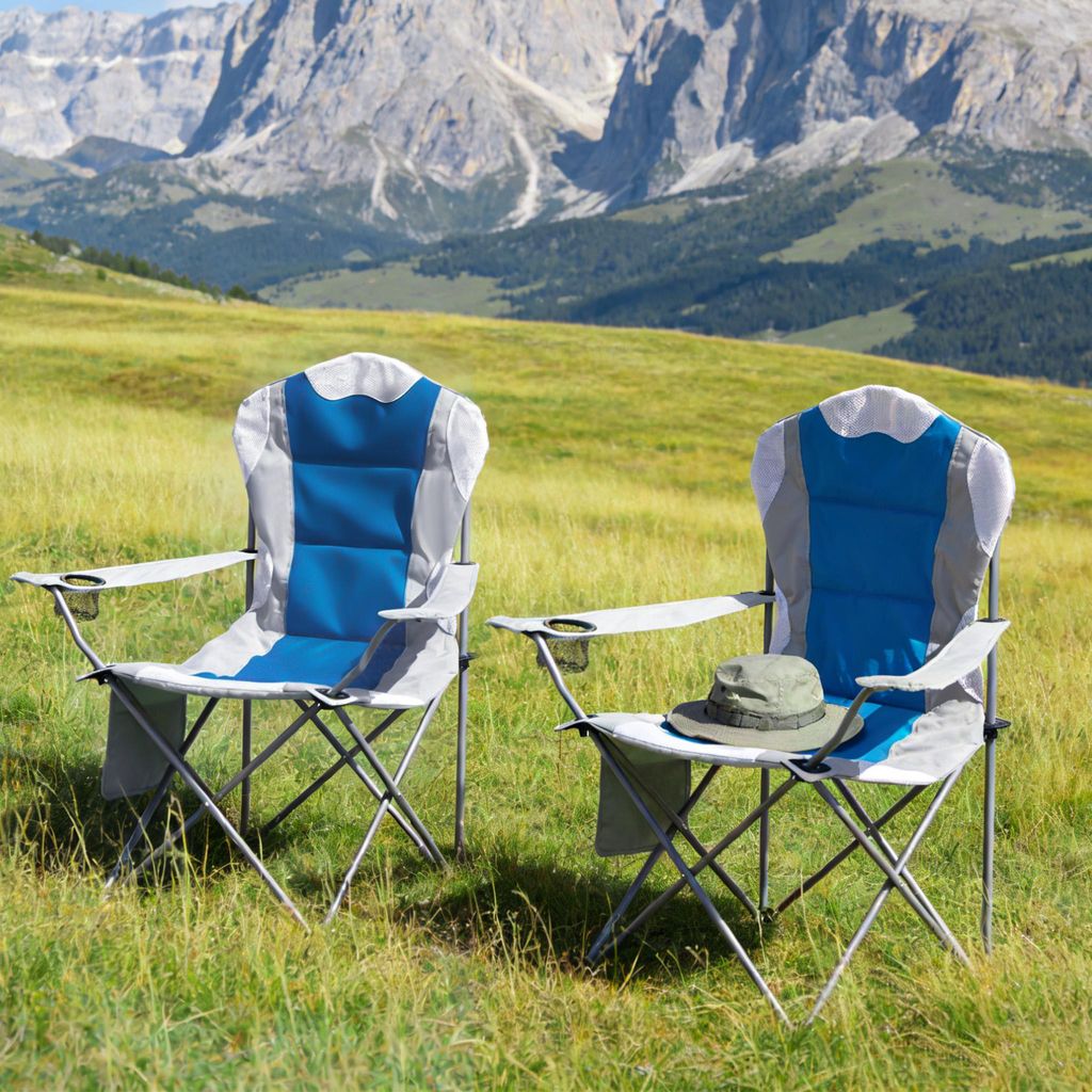 Mondeer Klappbarer Campingstuhl 2er Set mit
