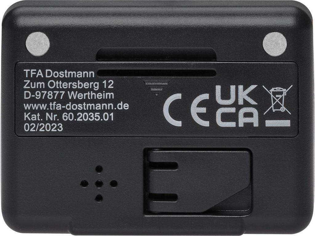 TFA Dostmann Digitale Miniuhr - 60.2035.01 - Tischuhr mit Produktbild 