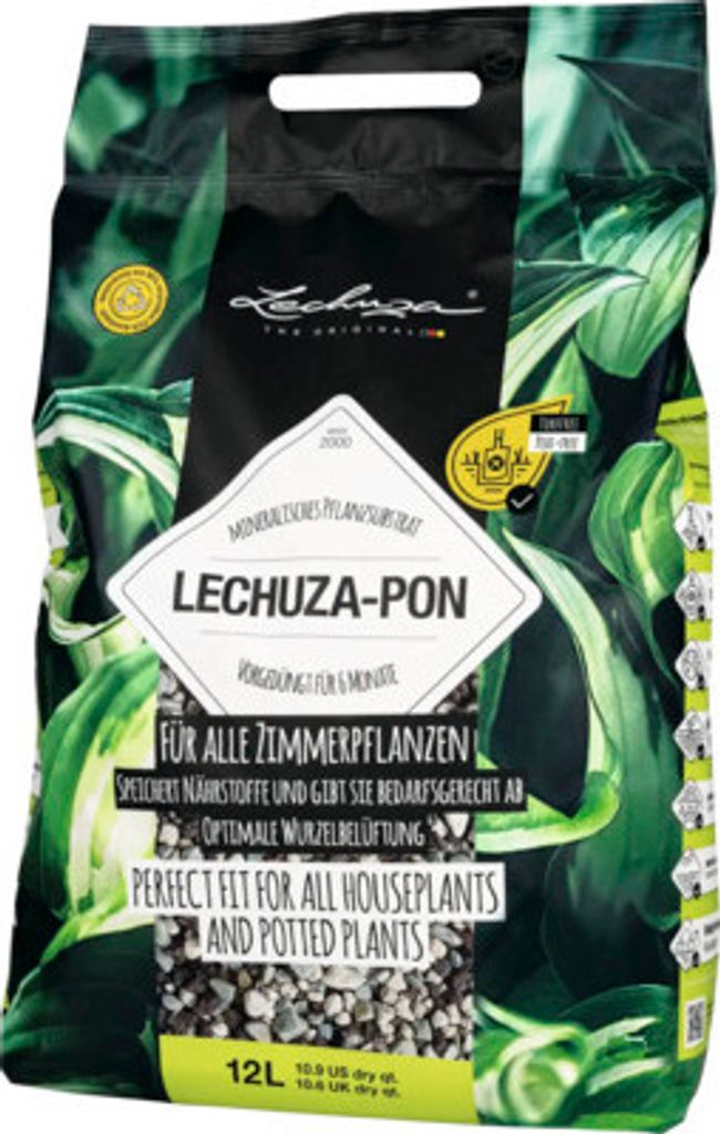Granulát pre izbové a jedlé rastliny Lechuza Pon 12 l Obrázok produktu 