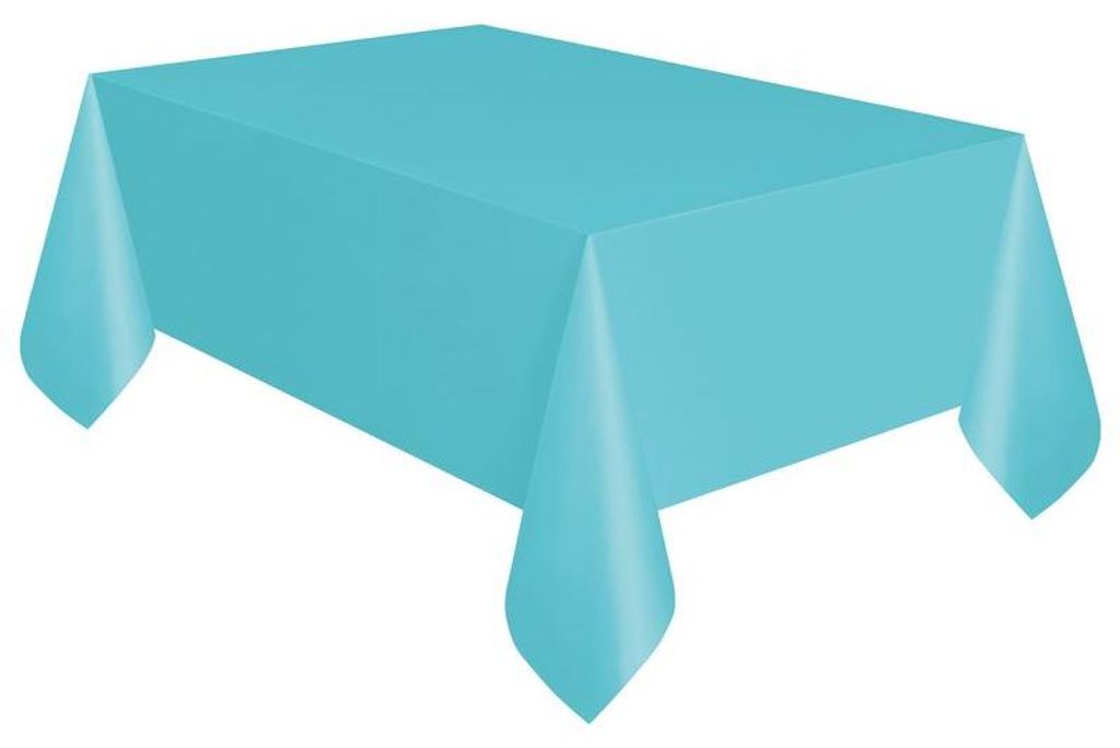 Tischdecke türkis 137 x 274 plastik Produktbild 