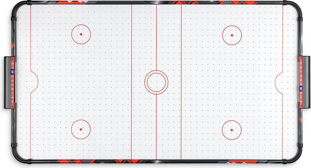 Powerplay – Table De Hockey Sur Air 91 Cm – Mini Air Hockey Compact Et Portable – Pour Enfants Et Adultes – 2 Palets Et 2 Poussoirs Inclus – Dès 5 Ans