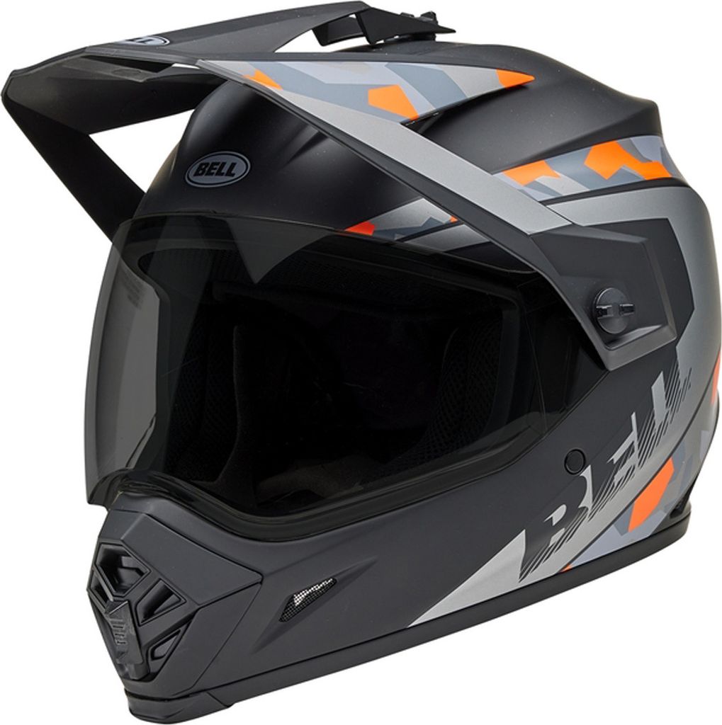 Bell MX-9 Adventure MIPS Enduro Helm, grau/orange, XL (60/61)