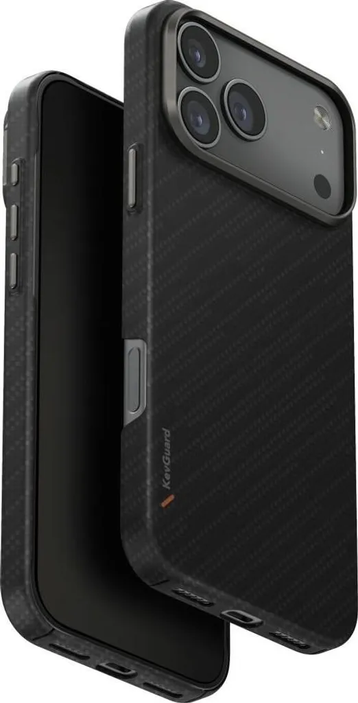 Custodia iPhone 17 Pro Max UNIQ Keva EDGE Nero | Ultra Light MagSafe