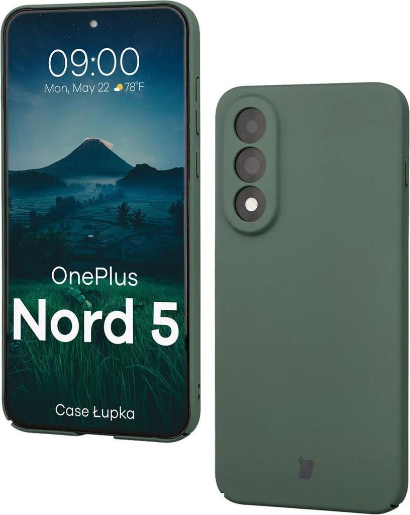 Handyhülle für OnePlus Nord 5, Bizon Case Lupka, Grün
