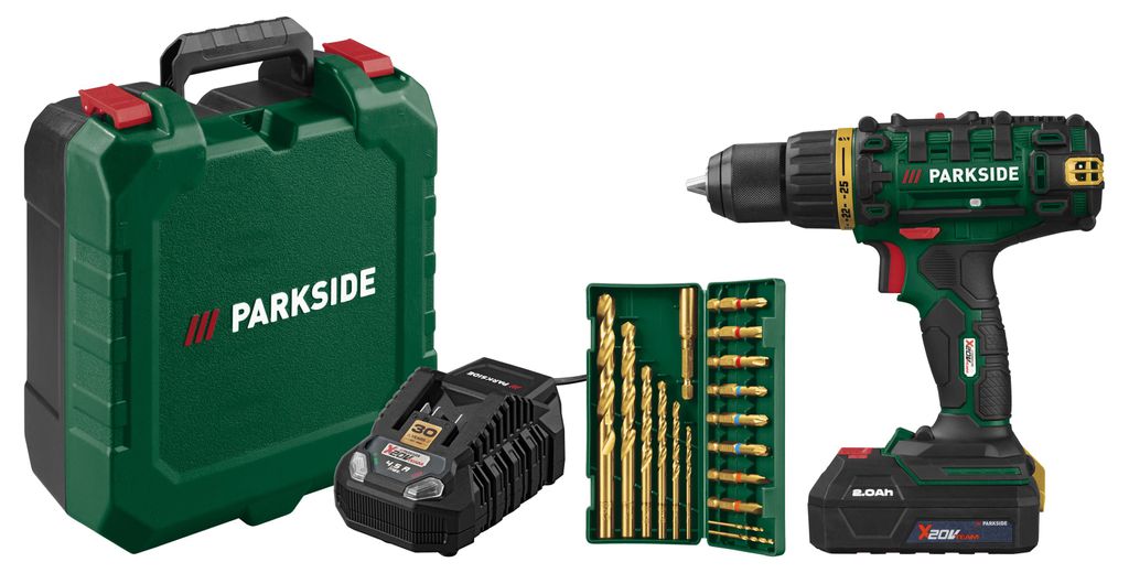 PARKSIDE® PABS 20 Li G8 20V Akku Bohrschrauber Limited Produktbild 