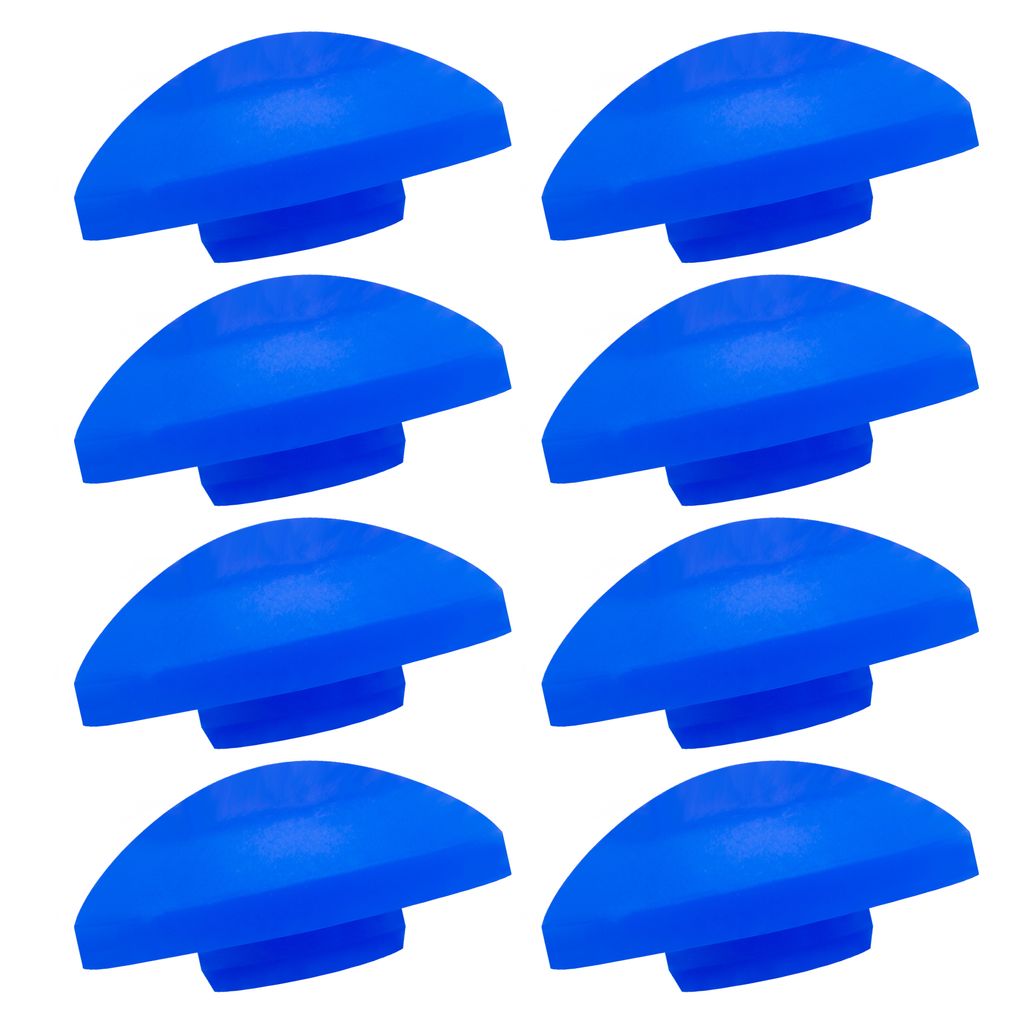 AWM Trampolin Endkappen Set blau Schutzkappen 25 mm Produktbild 