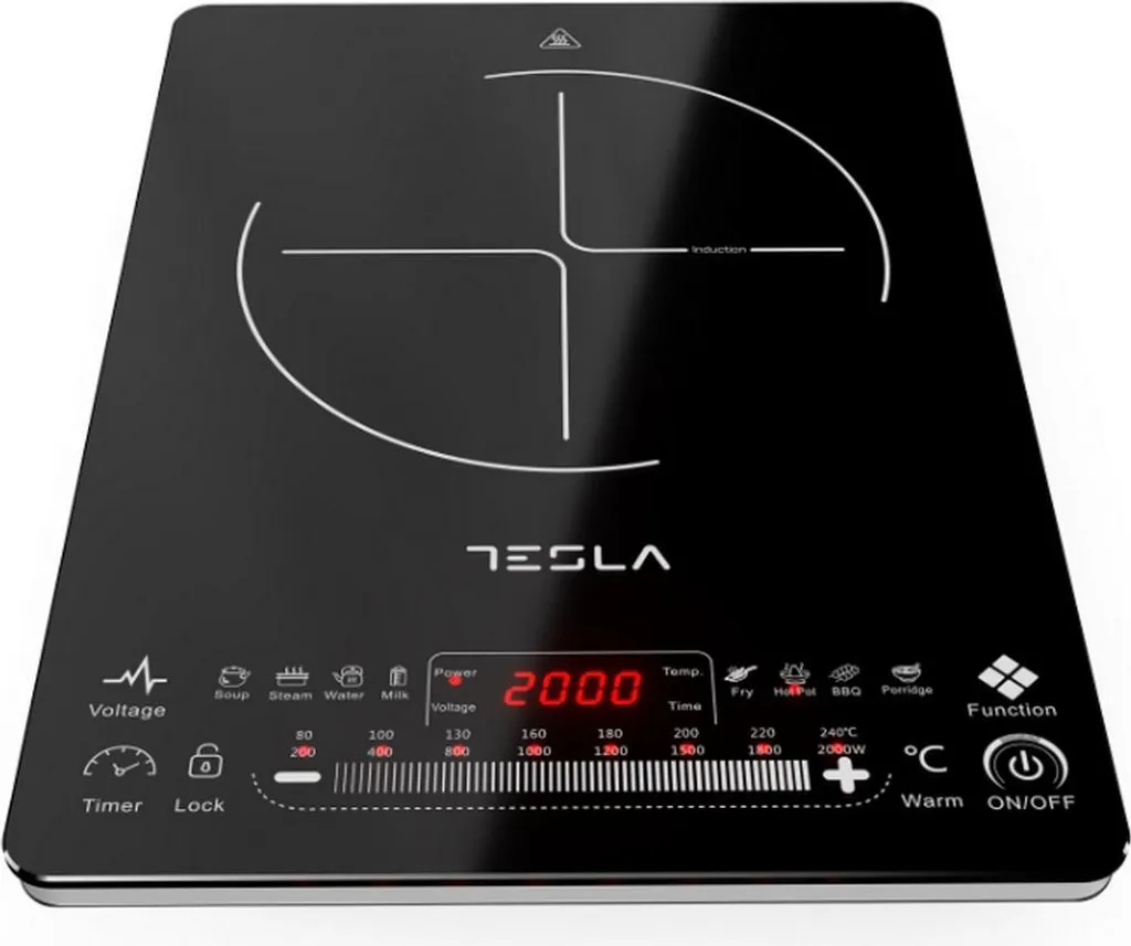 Table cuisson induction Tesla 2000W idéale pour studio et kitchenette - 3