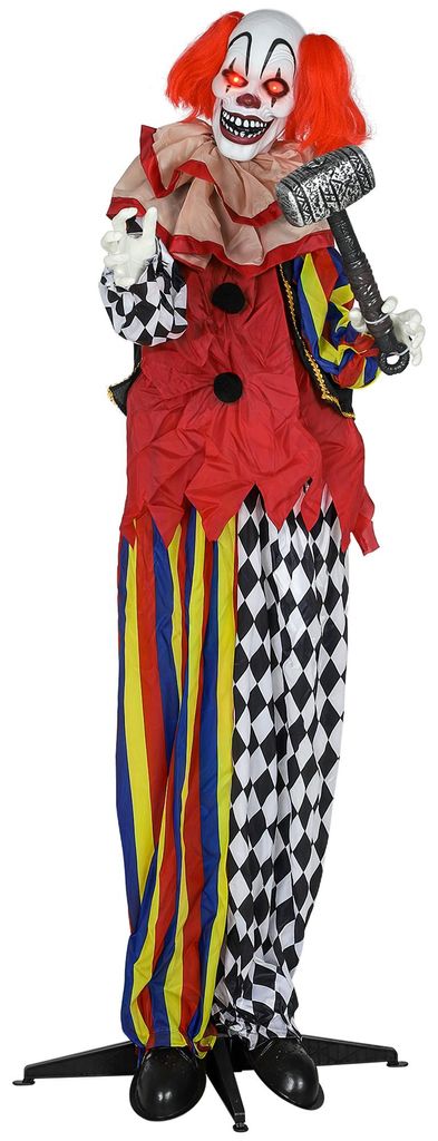 Outsunny Dekoracja na Halloween 173 cm Klown na Halloween z Zdjęcie produktu 
