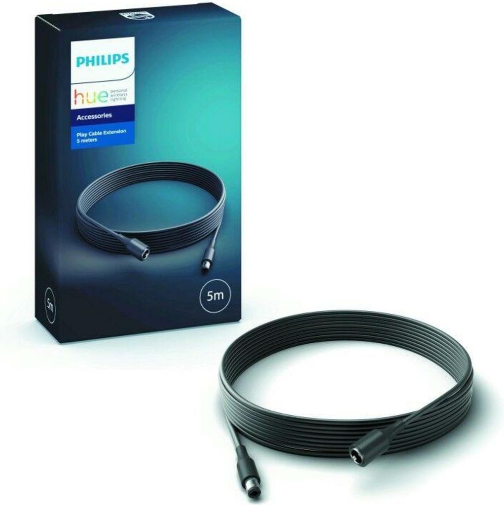 Philips Hue Wiedergabekabelverlängerung 5 M Schwarz Schwarz One Size