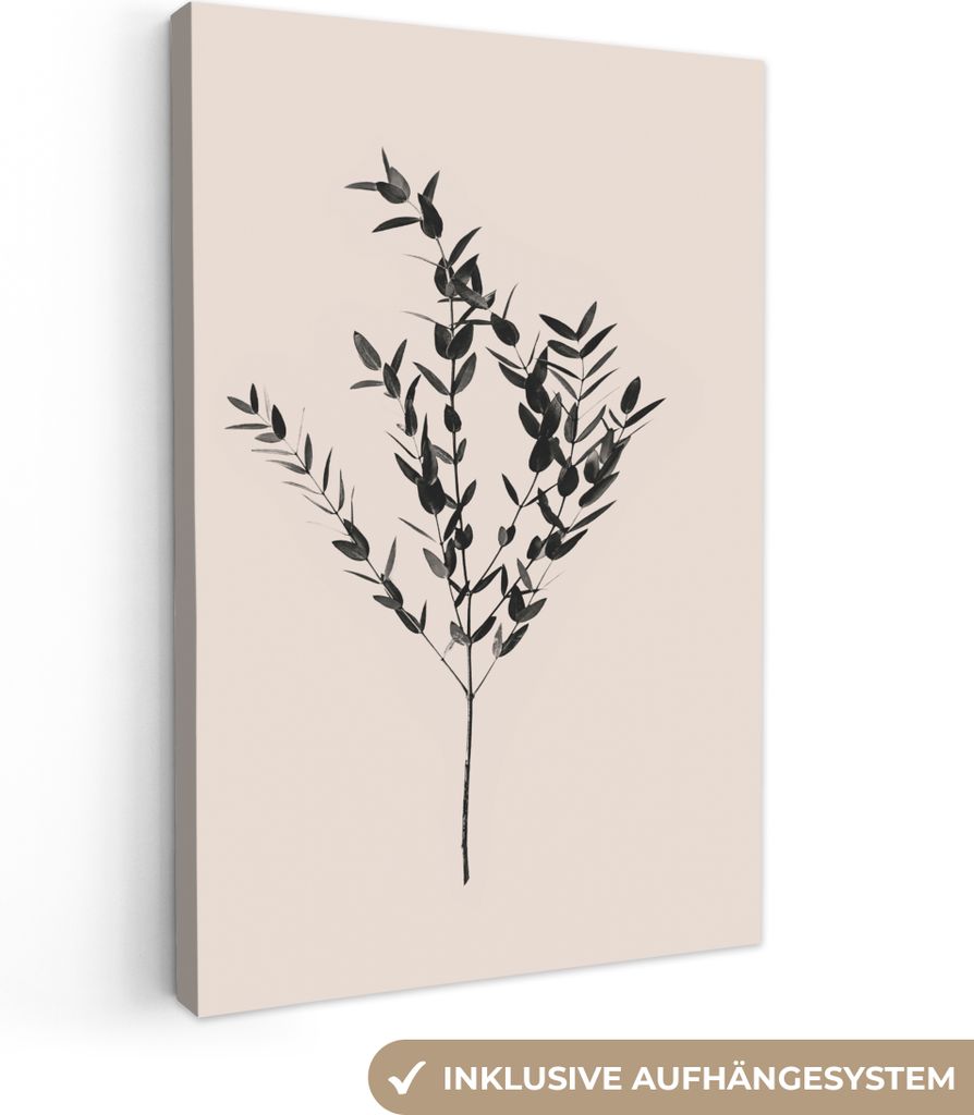 OneMillionCanvasses - Leinwandbilder - 90x140 cm, Pflanzen - Grün - Natur, Wandbilder Kunstdruck Wanddekoration - Foto auf Leinwand - Gemälde a...
