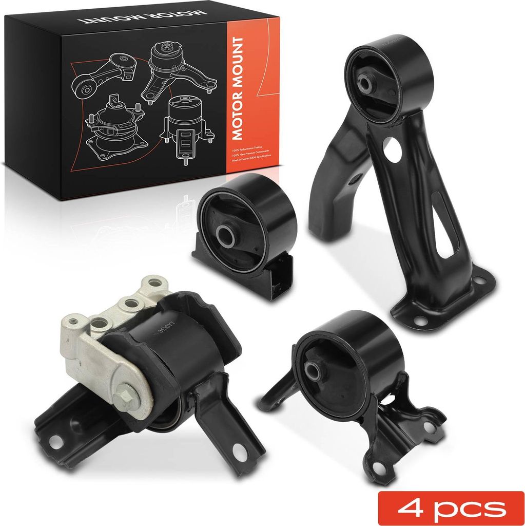 Frankberg 3x Motorlager+1x Getriebelagerlager Vorne und Hinten für Dodge Caliber Jeep Compass MK49