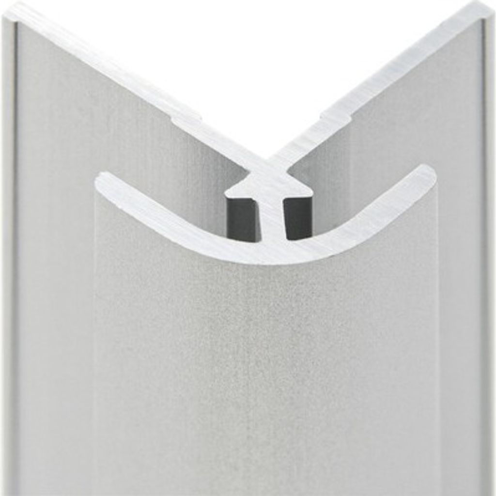 Decodesign Eckverbinder auf Ecke, alu natur D1901221 01 210