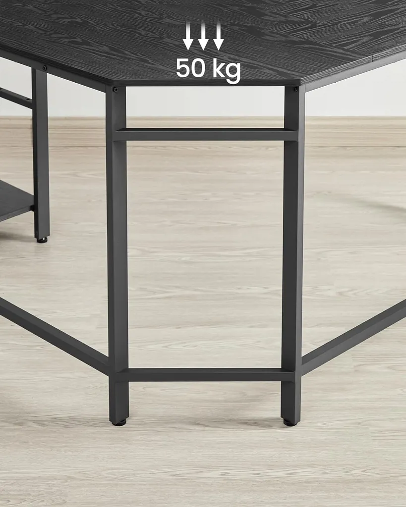 Petit Bureau d'Angle Compact pour Optimiser les Espaces Réduits - 4