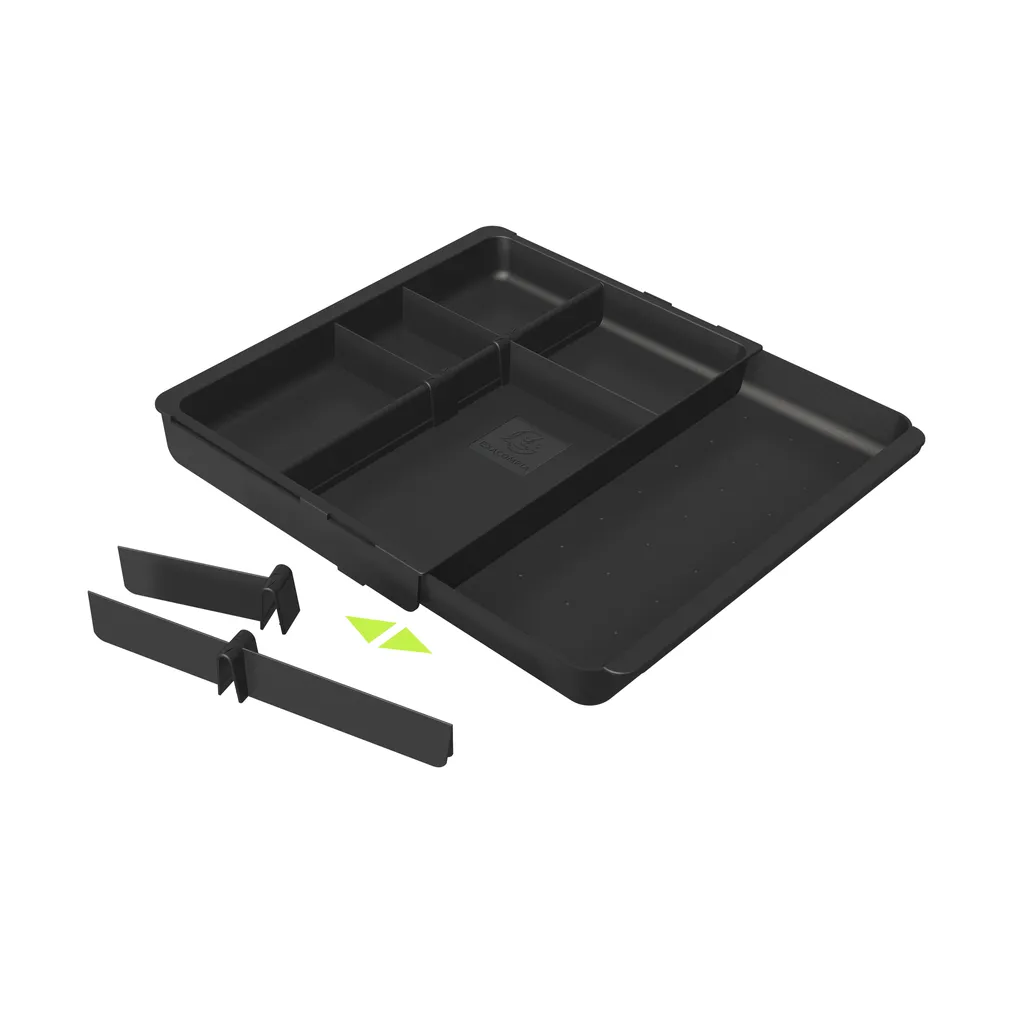 Exacompta Organiseur Drawinsert Ecoblack Noir - Lot de 6 Modules 316014D