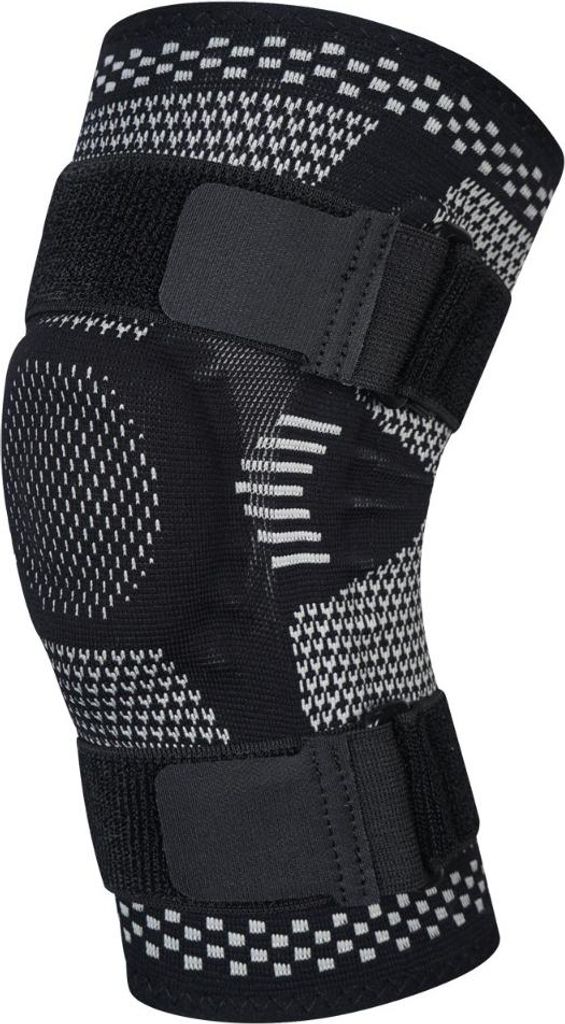 INF Sport Kniebandage mit Kompression - Tief Grau, Einzeln - Mehr Halt Komfort