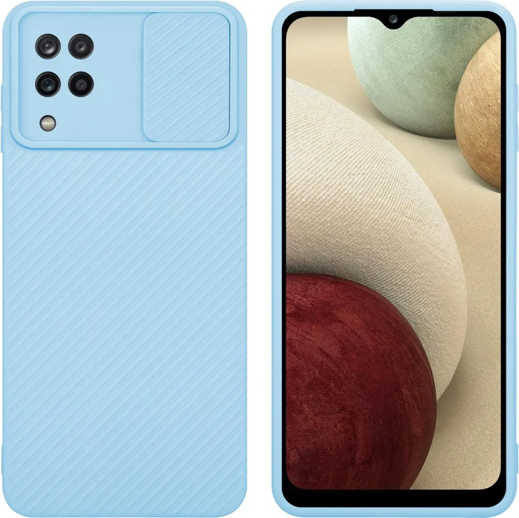 Custodia Samsung Galaxy A12 / M12 Blu Cadorabo - Slim TPU Protective Cover