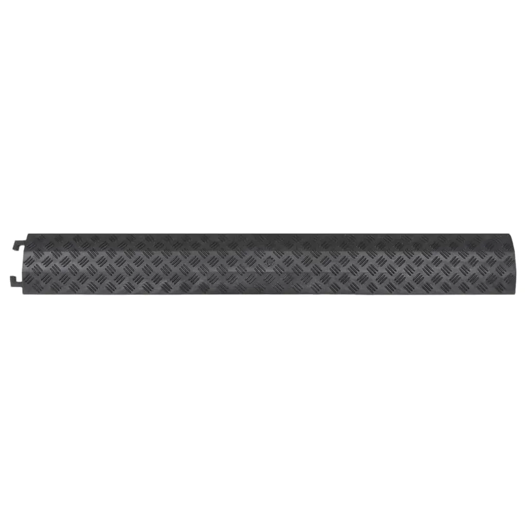 Protège-Câbles Robustes 98,5 cm Noir Lot de 2 avec Miroir de Sécurité