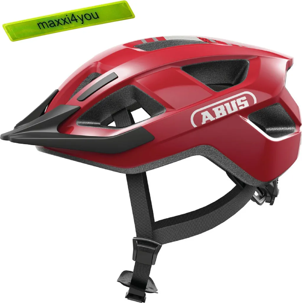 Casque de protection vélo enfant Abus Smiley 3.0 Rouge Taille L 58-62