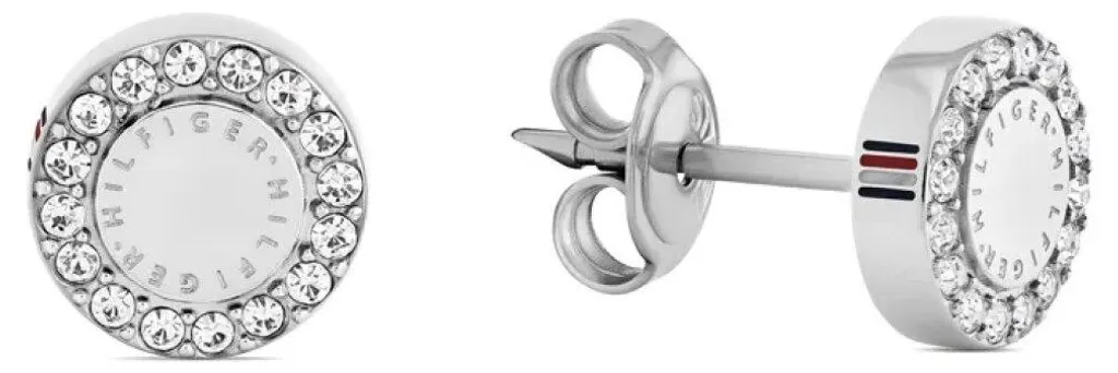 Tommy Hilfiger 2780907 Boucles d'oreilles créoles en argent pour femme