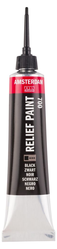 Amsterdam 58047001, 20 ml, Schwarz, Tube Produktbild 