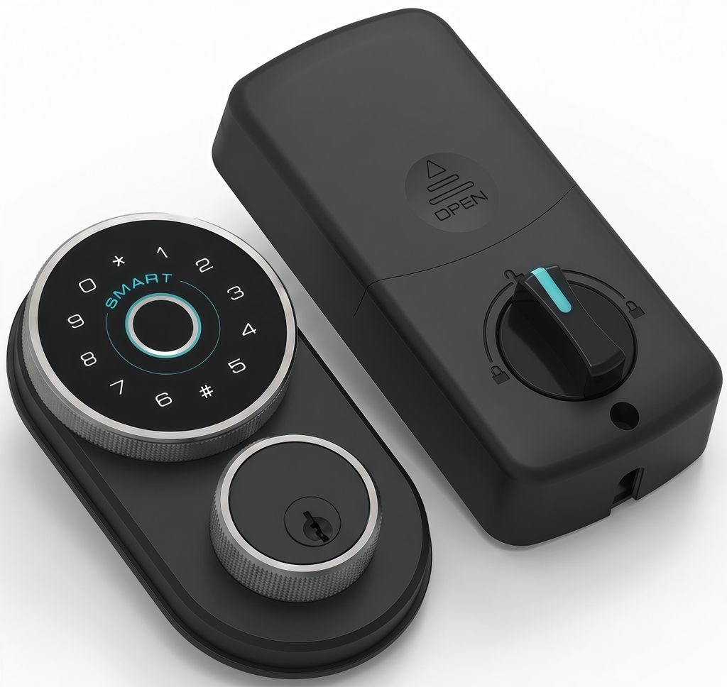 Smartes Türschloss, Fingerabdruck, APP Steuerung, Produktbild 