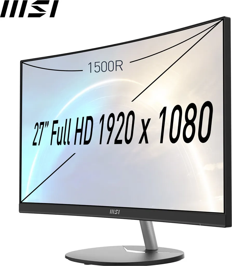 Écran de Bureau 27 Pouces MSI Pro MP271CA pour Télétravail et Web