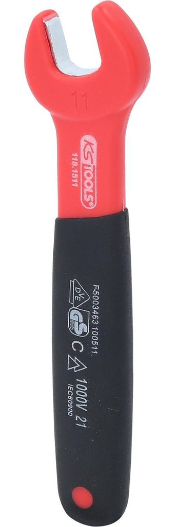 KS TOOLS Isolierter Maulschlüssel, 11 mm ( 118.1511 )