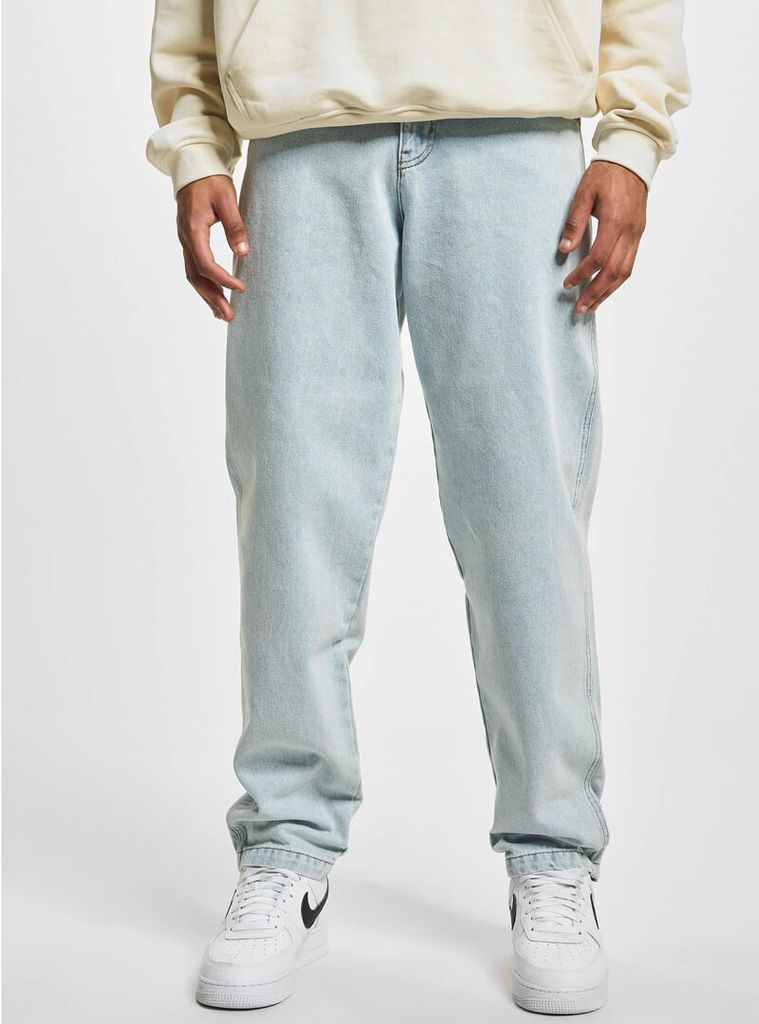 DEF - Herren Tapered Loose Fit Jeans BLUE WASHED - W30