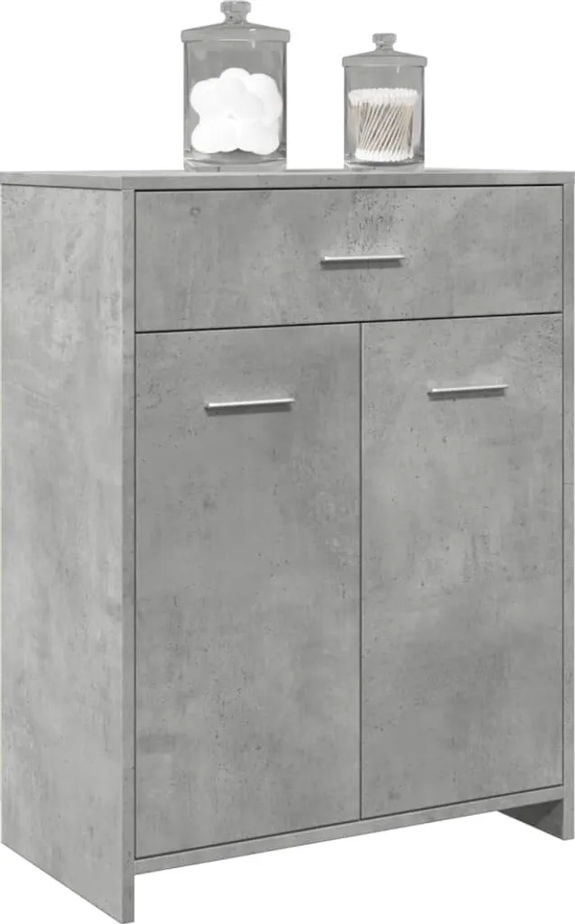 Armadietto Bagno Design Industriale 60cm | Grigio Cemento BEI CLORIS