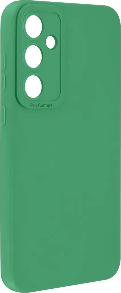 Custodia Avizar Galaxy A34 5G Silicone Morbido Verde Protezione Camera