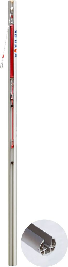 Sport-Thieme Volleyballpfosten ø 83 mm, DVV 2, Mit Flaschenzugsystem